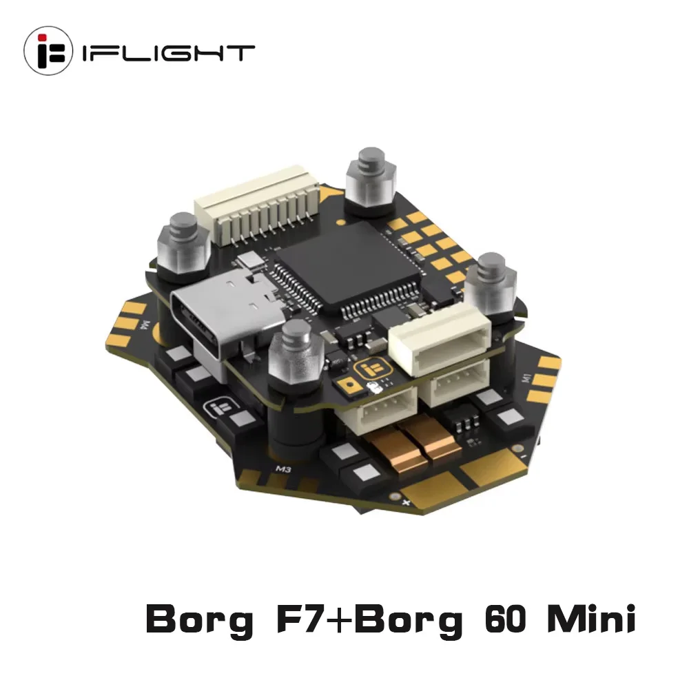 Fpv Flight Controller F7 Stack 60A - iFlight Borg Mini F7 Uçuş Kontrol