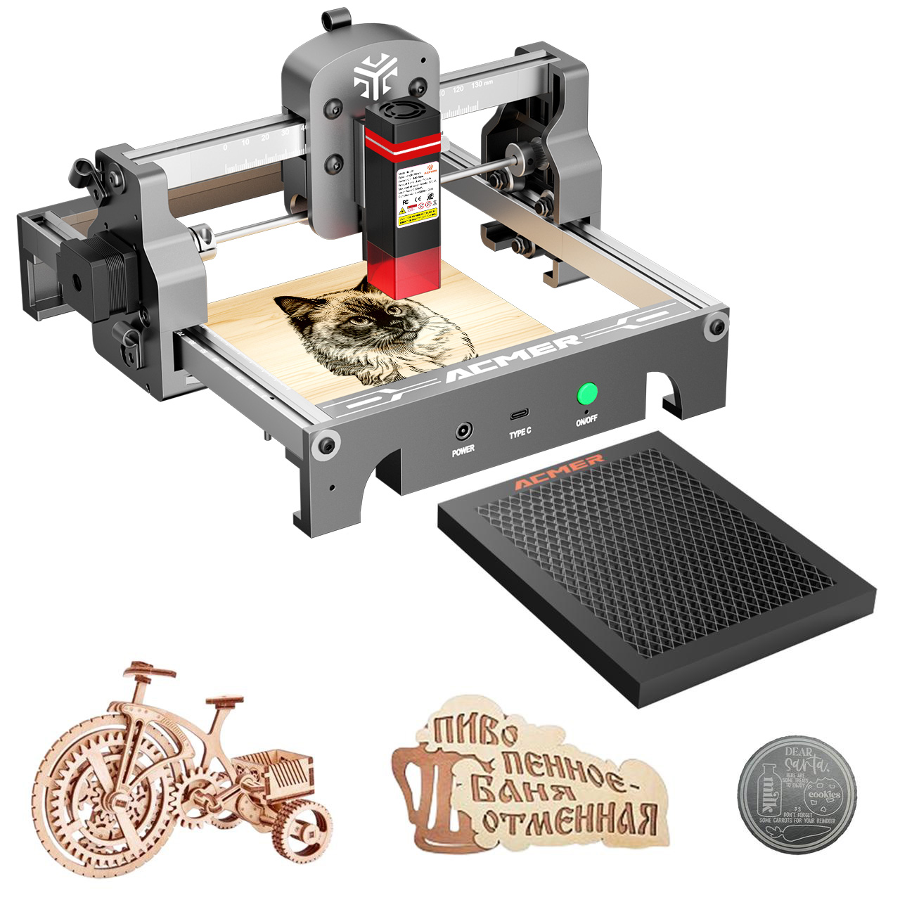 ACMER Mini Taşınabilir Lazer O - Mini Laser Engraver Cnc Router incelemesi ve fiyatı