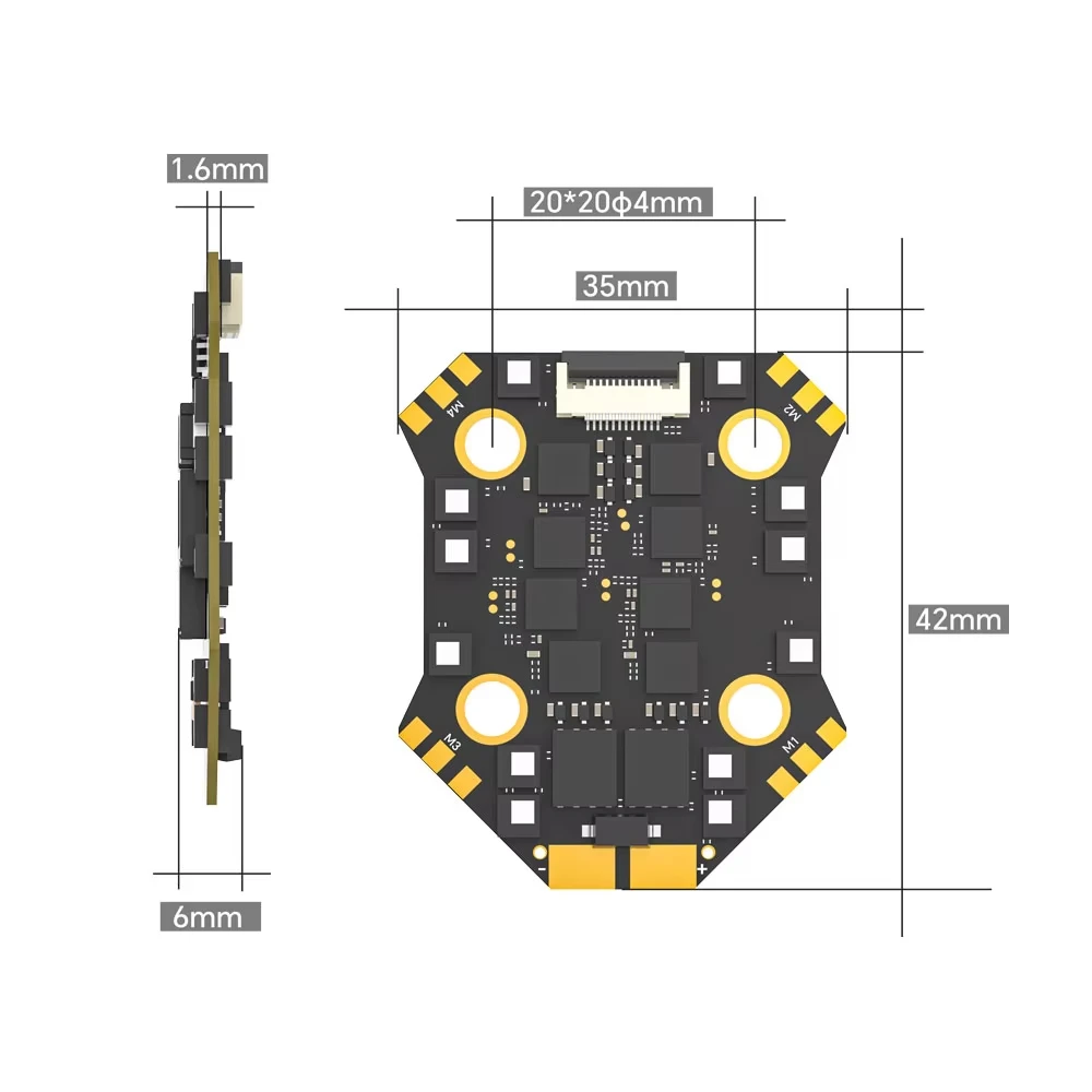 iFlight Borg Mini F7 Uçuş Kont - Fpv Flight Controller F7 Stack 60A incelemesi ve fiyatı