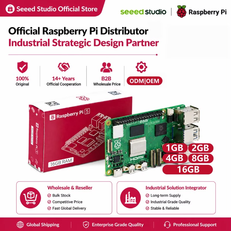 Toptan Ürün Orijinal 5 Gelişti - Raspberry Pi 5 8Gb Kit incelemesi ve fiyatı